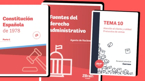 Temario y materiales actualizados para oposiciones